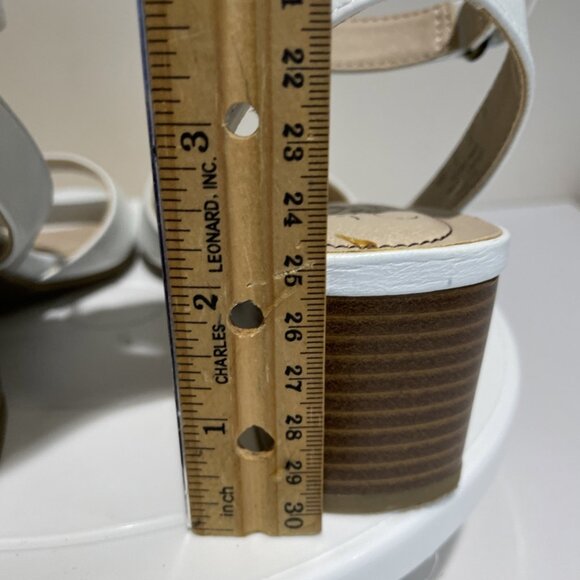 Life Stride Rosetta Ankle Strap Sandals Shoes Women's 6M White Comfort Classic - Picture 6 of 11